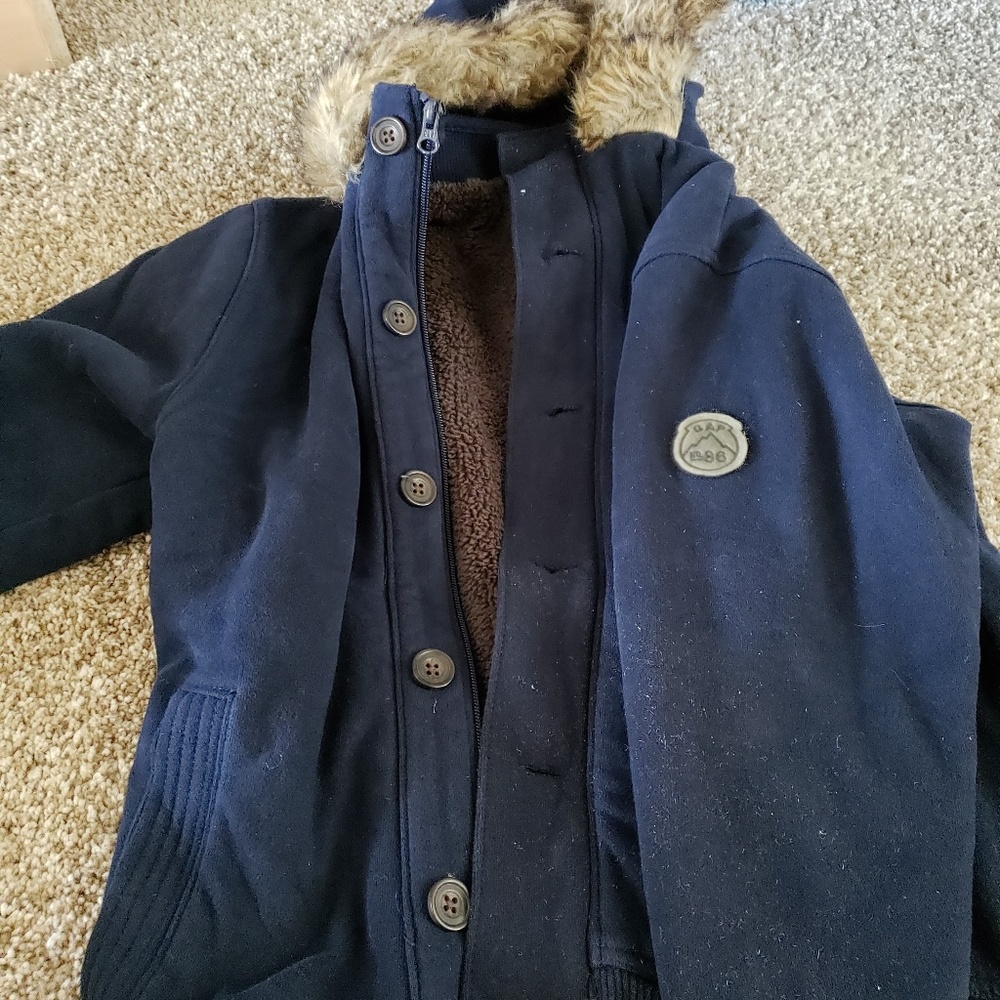 Gap large boys hoodie with zipper
